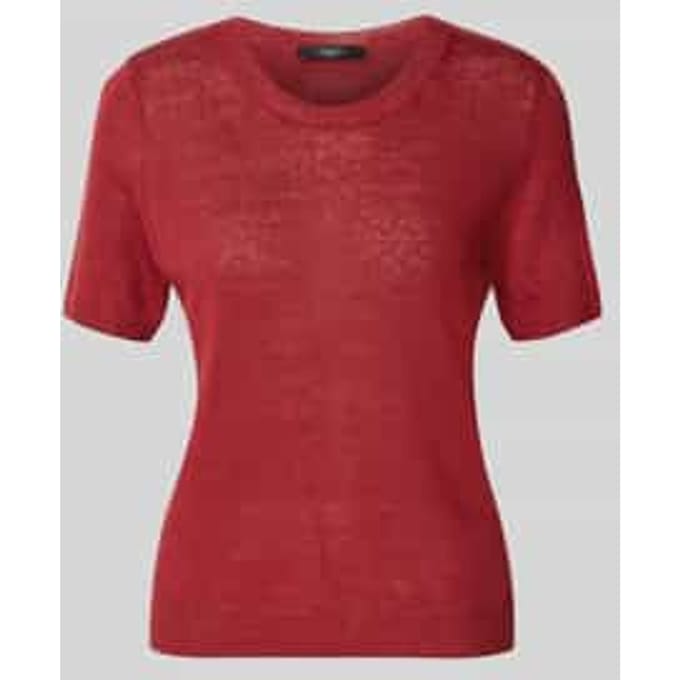 regular fit gebreide pullover van puur linnen model 'PANCONE'