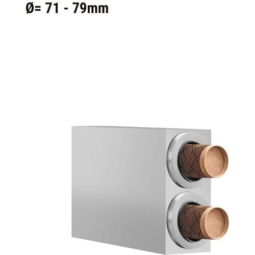 GGM Gastro Becherspender - mit 2 Spendern Zilver