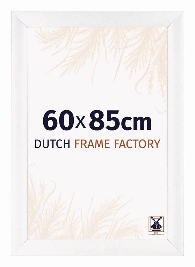 Fotolijst 60x85 cm - MDF - Wit Mat - Praag