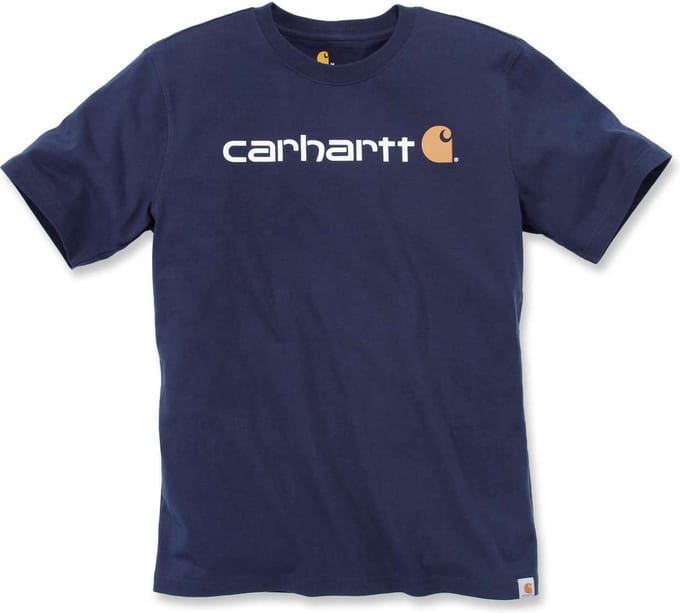Carhartt Herren T-Shirt Core Logo T-Shirt S/S Navy-XXL