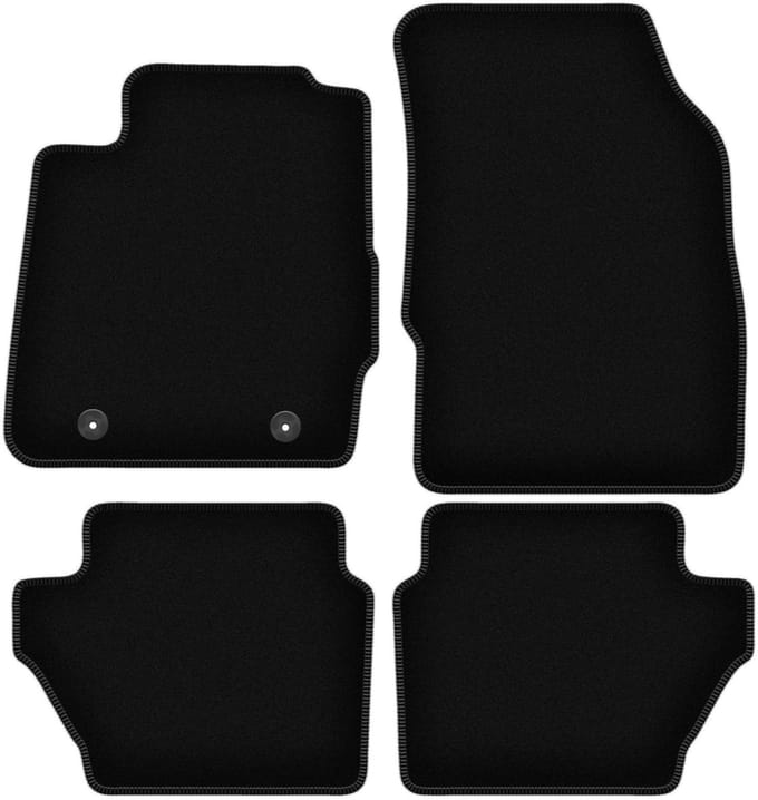 BASIC zwarte veloursmatten voor: Ford Fiesta MK7 hatchback (2008-2011)