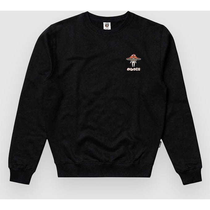 The Dudes Food For Thoughts Sweater zwart