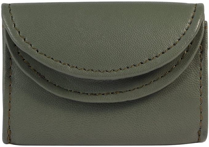 EXCELLANC Excellanc Unisex Portemonnee Manessa echt leer, unisex, 5,2 x 7,8 cm