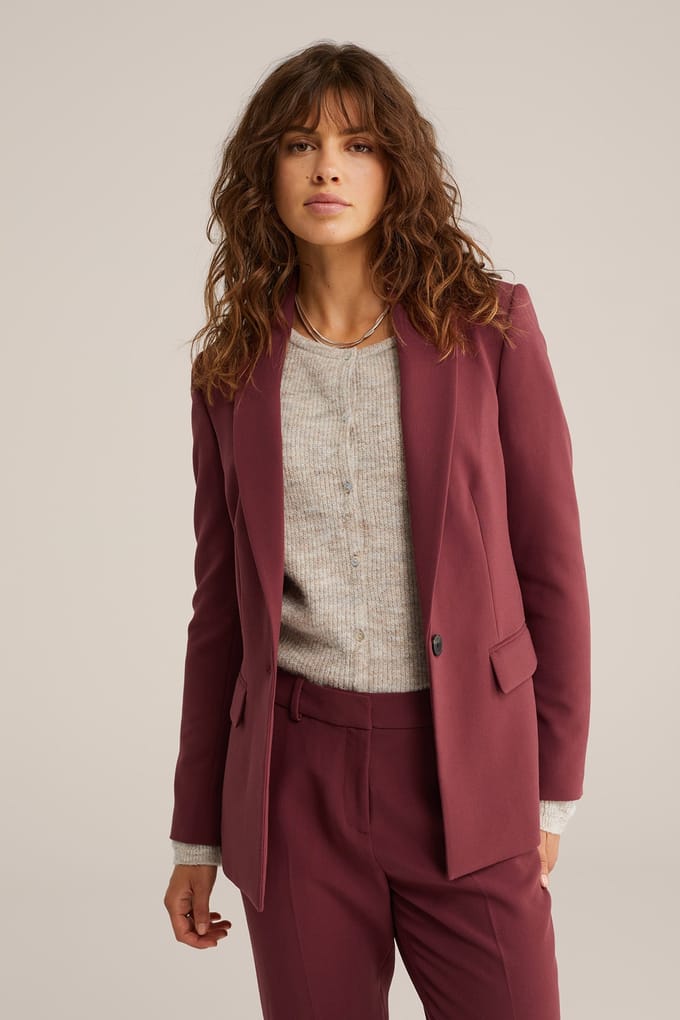 We Fashion Blazer Light Red Maat: 44 | Blazers Outlet | Dames | Rood