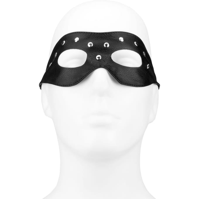 Rimba - Open oogmasker Van Leer Met siernieten
