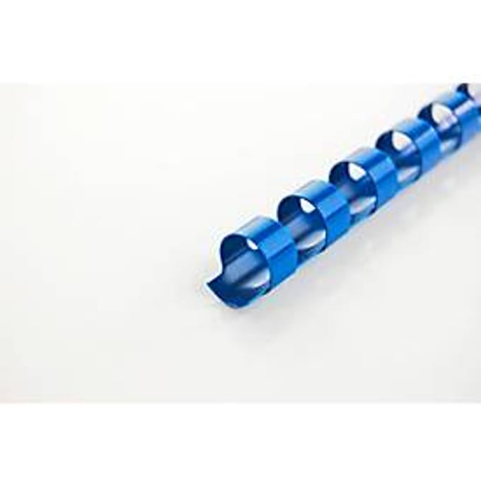 GBC Combbind Bindruggen blauw - a4 - 10 mm - 100 stuks