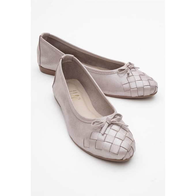 Nopos Leren Cap Toe Ballerina