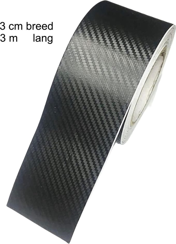 Carbon tape - auto - carbonlook 3cm x 300cm - rol