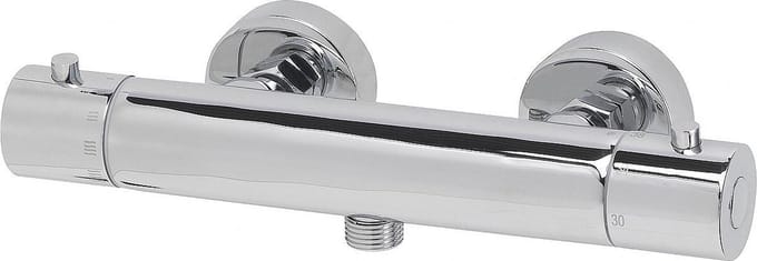 Wiesbaden Rio Thermostatische Douchemengkraan 12 cm. - Chroom