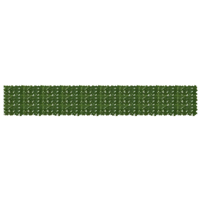 vidaXL - Balkonscherm - met - bladeren - Groen - 500 - x - 75 - cm