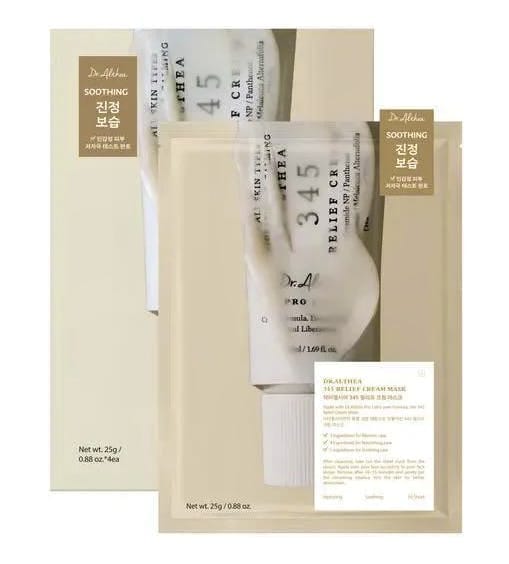 Dr. Althea - 345 Relief Cream Mask Set 25g x 4 sheets