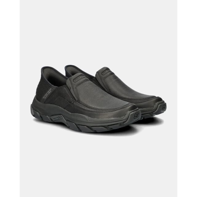 Skechers Slip-ins Respected - Elgin Heren Instappers - Zwart - Maat 45