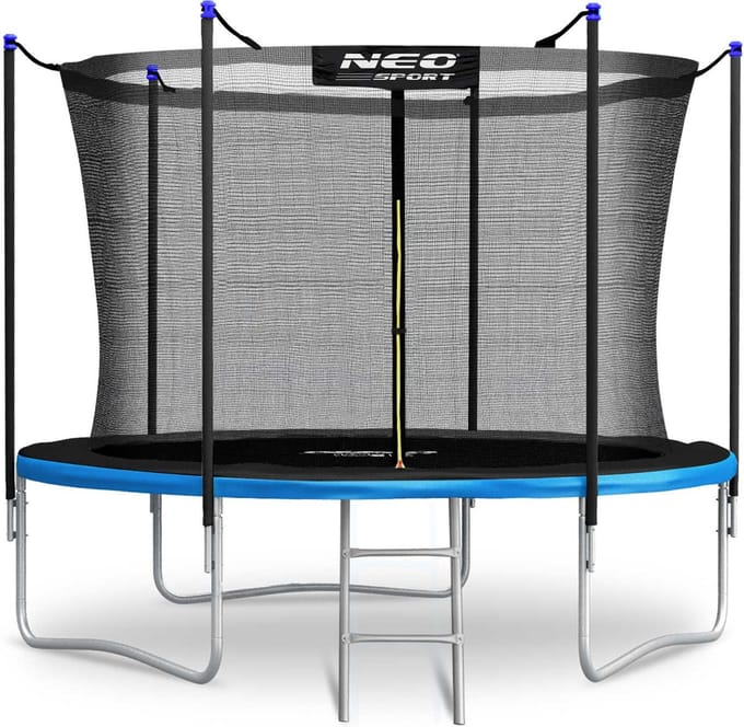 8ft/252cm tuintrampoline met binnennet en Neo-Sport ladder
