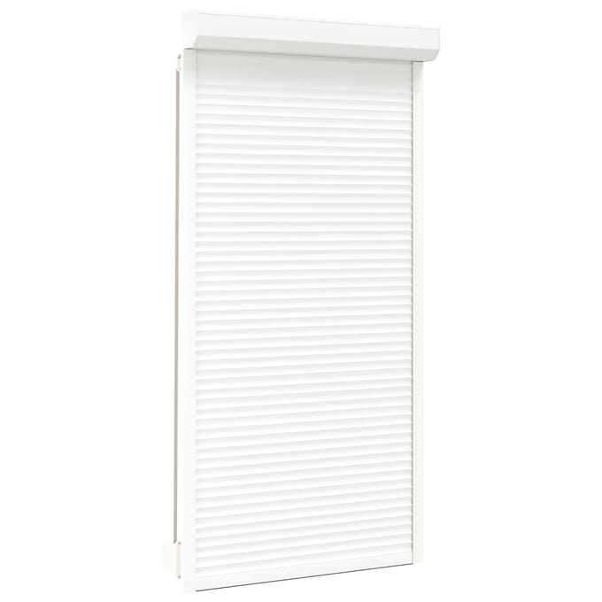 vidaXL - Rolluik - Wit - 110 - x - 220 - cm - Aluminium - en - polyurethaan