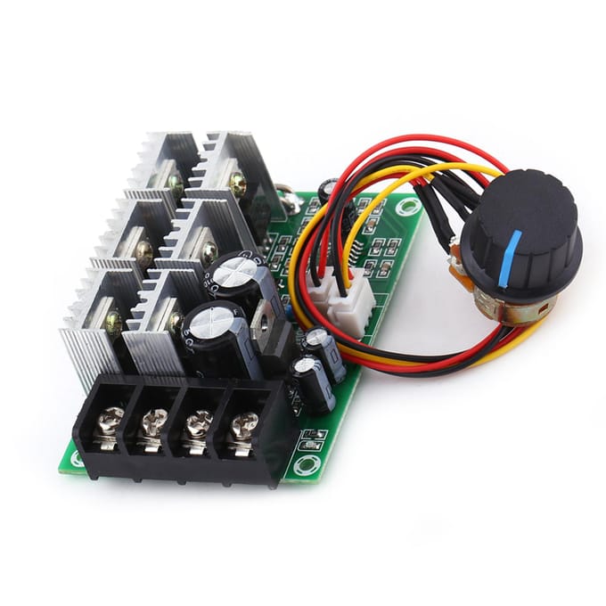 DC10 55V 40A Borstelmotor Snelheidsregelaar Gouverneur Overbelastingsbeveiligingsbord