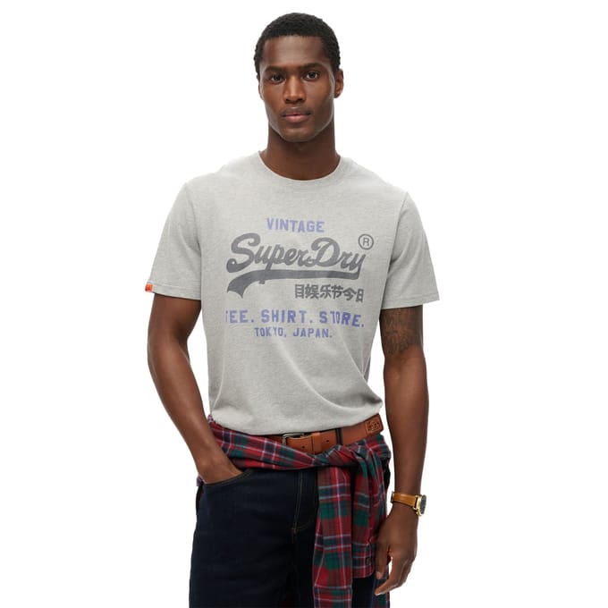 Superdry Vintage Logo Heritage Relaxed Shirt Heren - Maat S