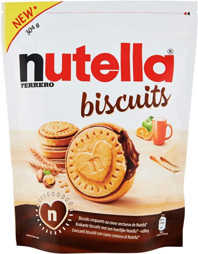 Nutella Biscuits - kant-en-klaar - 304 g verpakking - Nutella Biscuits - ready to use - 304 g pack