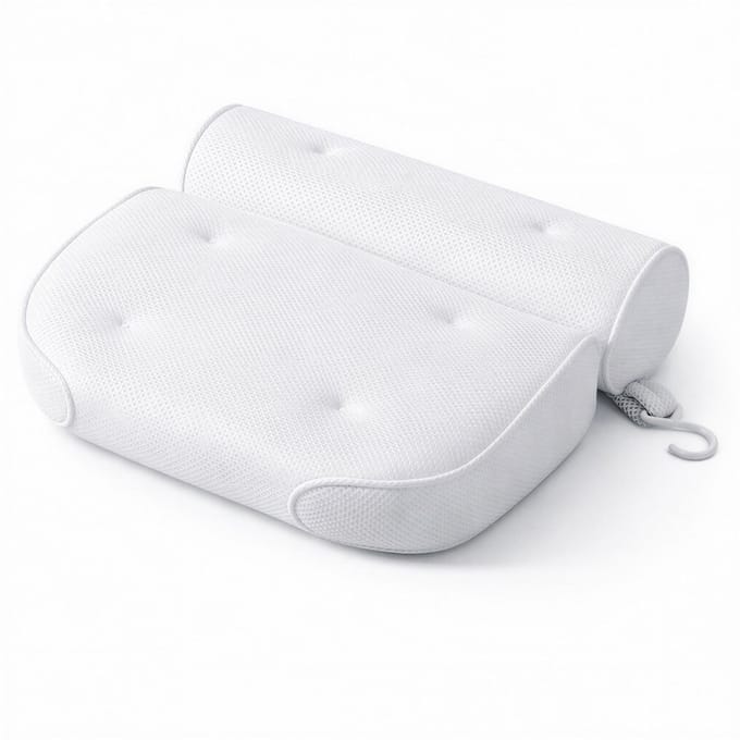 Badkussen - Nekkussen - Antislip met Zuignappen - Ergonomisch Hoofdsteun Kussen - Ophanghaak - Rheme