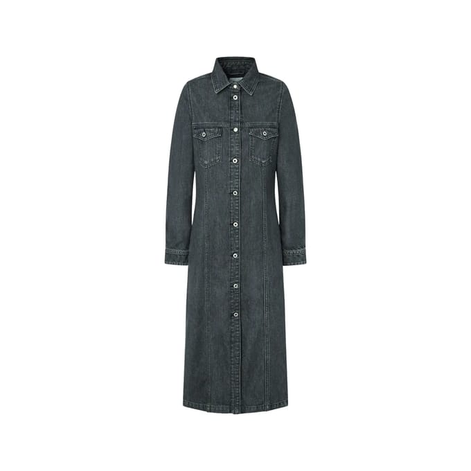 Dames midi overhemdjurk Pepe Jeans