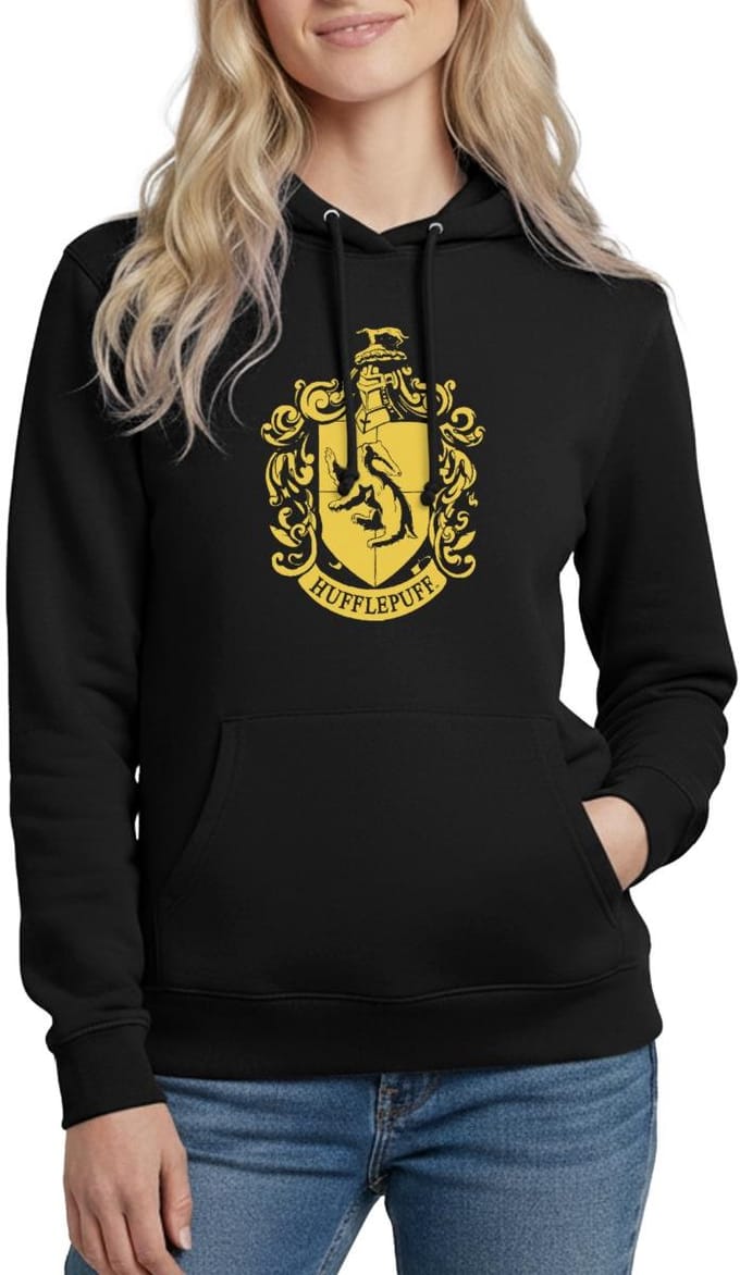 Harry Potter Huffelpuf Afdelingswapen Hoodie Dames