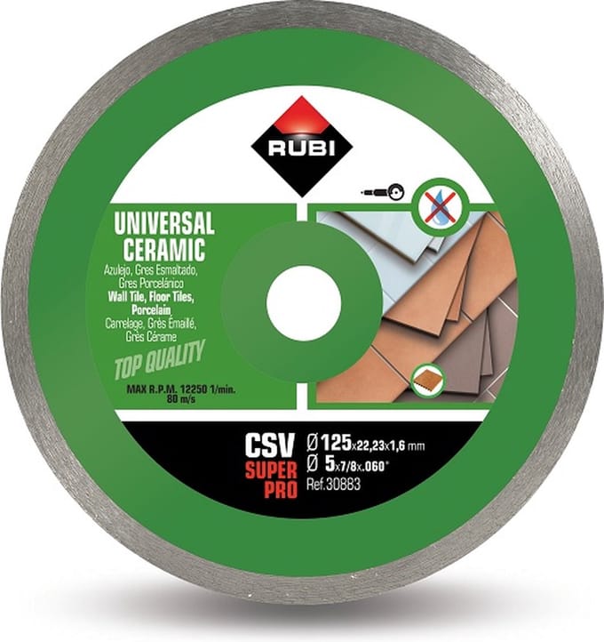 Rubi Diamantschijf 125 mm CSV Superpro 125 x 22,2 mm