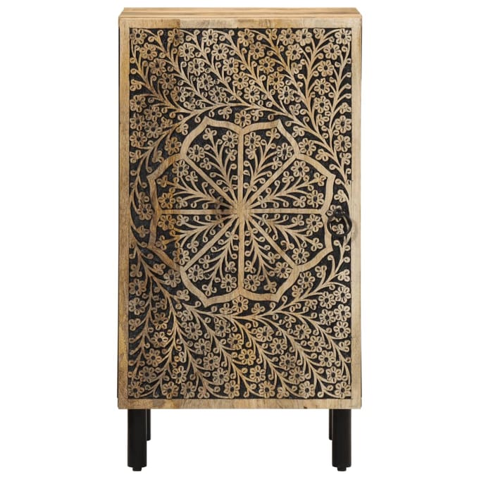 vidaXL - Bijzetkast - 40x33x75 - cm - massief - mangohout