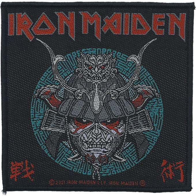 Iron Maiden Senjutsu Samurai Eddie Unisex Patch - meerkleurig - Standard