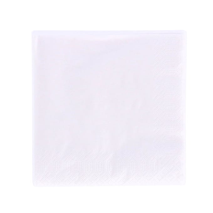 Witte servetten 24x24 cm