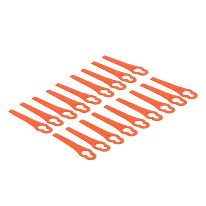 Lot de 100 lames de coupe en plastique pour tondeuse à gazon, accessoires de coupe de jardin