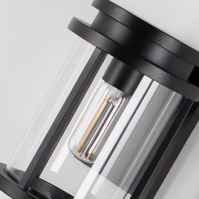 KS Verlichting Sydney Muurlamp Zwart met LED