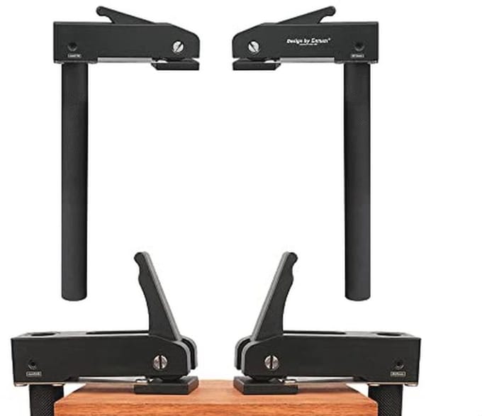 Set van 2 extra grote desktop snelspanners voor houtbewerking