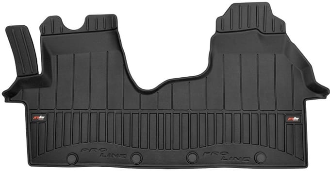 FROGUM 3D Gummimatte Einteilig – Passend für Opel Vivaro B (2014-2019) – Hohe 6 cm Kanten – TPE – Geruchlos & Schwarz