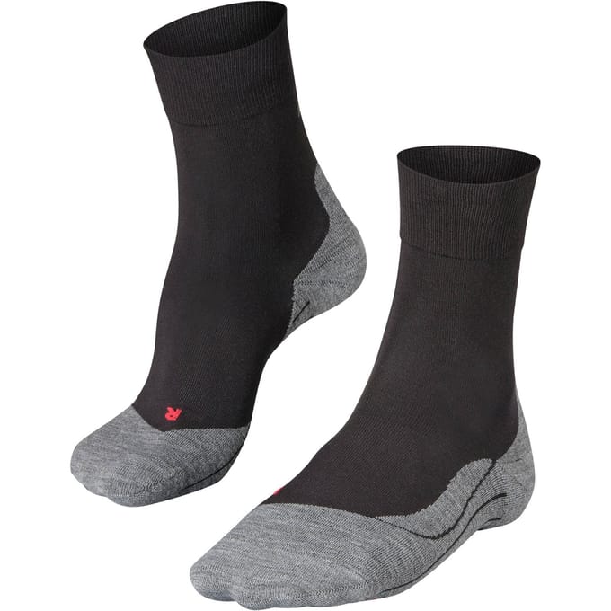 FALKE RU4 anti-blaar katoen functioneel materiaal hardloopsokken dames zwart - maat 37-38