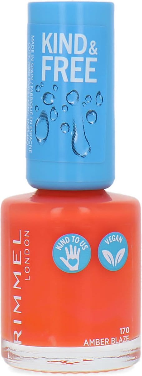 Rimmel Kind & Free Nagellak - 170 Amber Blaze (set van 3)