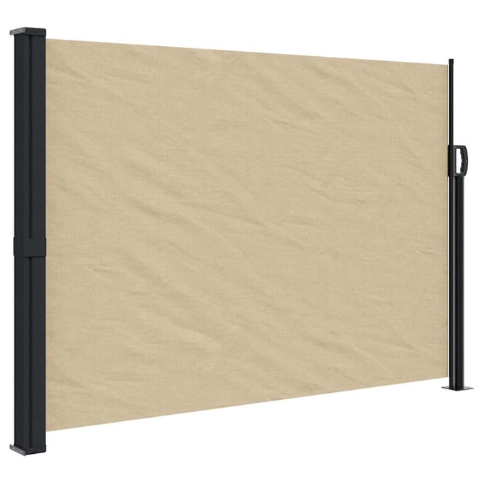 vidaXL - Windscherm - uittrekbaar - 140x300 - cm - beige