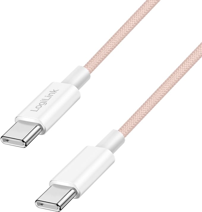 LogiLink CU0343 USB-kabel USB 2.0 1 m USB C Roze