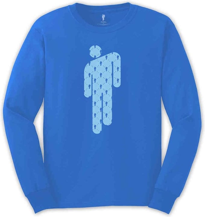 Billie Eilish - Maninman Longsleeve shirt - M - Blauw