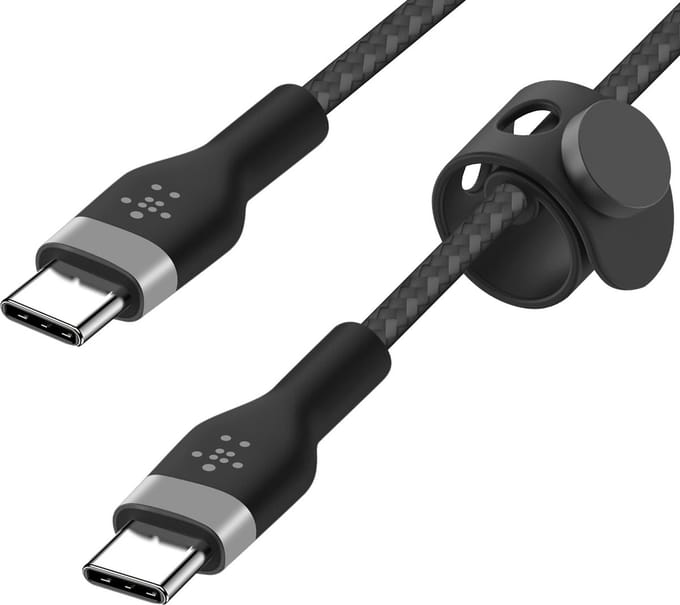 Belkin BOOST↑CHARGE Pro Flex - USB-C naar USB-C Kabel - 1 Meter - 60W - Zwart