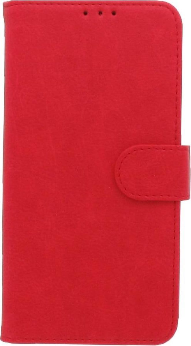 Apple iPhone Xs Max Hoesje Rood met Pasjeshouder