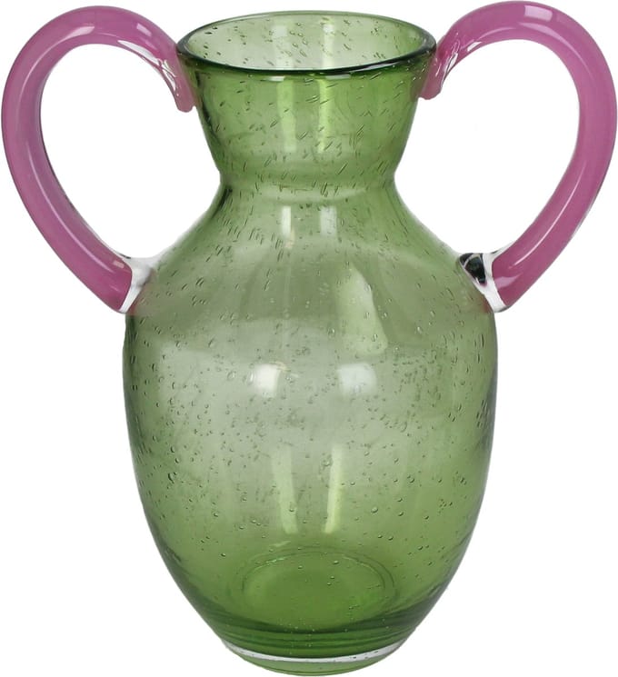 HD Collection Vaas Glas Groen 27x18x32,5cm