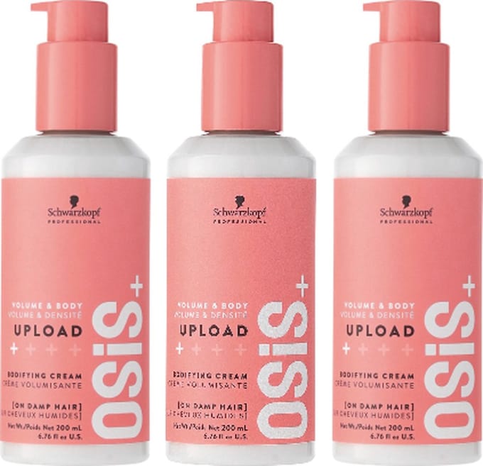 Schwarzkopf Professional OSiS+ Upload Volume Haarcrème - voordeelverpakking - 3 x 200ml