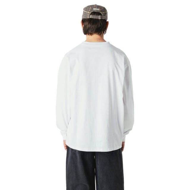 Woodbird Wbbaine Ls Tee Polo's & T-shirts Heren - Polo shirt - Wit - Maat L