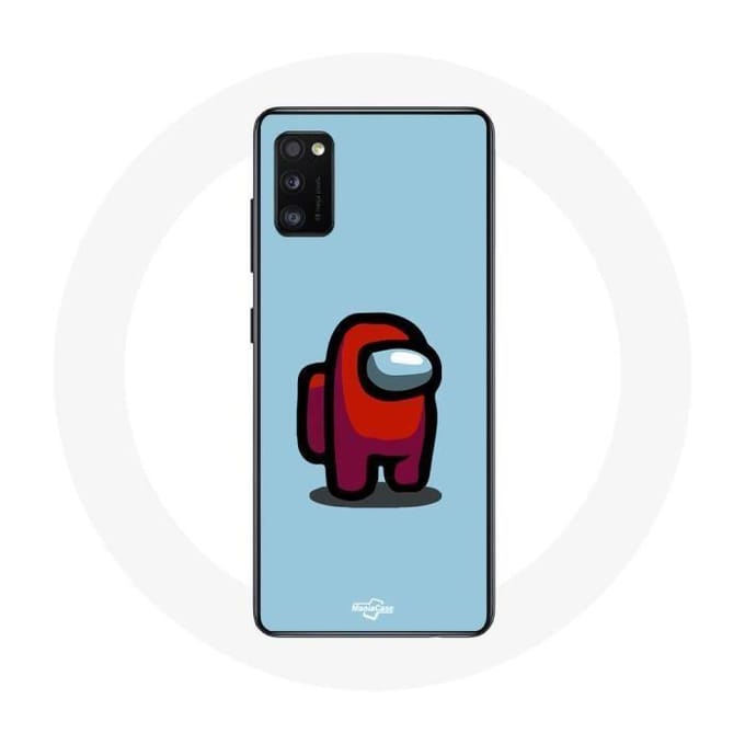 Case voor Samsung Galaxy S20 plus Among Us videogame Blauwe achtergrond