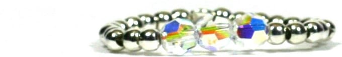 Heaven Eleven - 925 Zilver ring - swarovski elementen - one size