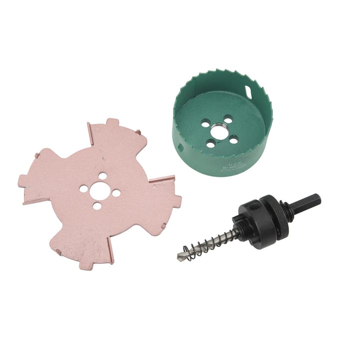 Randloze Spotlight Gatzaag Zeskantige Schacht Center Positioneringsboor Verzinkboor Gatgereedschapsset 75mm 3in