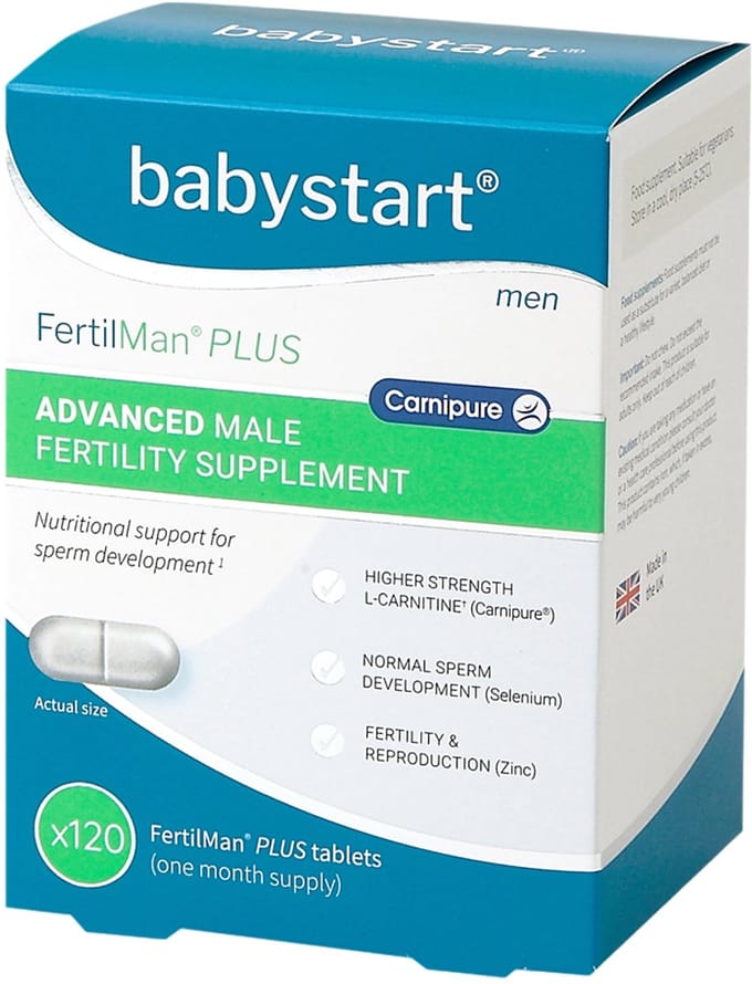 FertilMan® PLUS | geavanceerd vruchtbaarheids supplement man | 120 tabletten