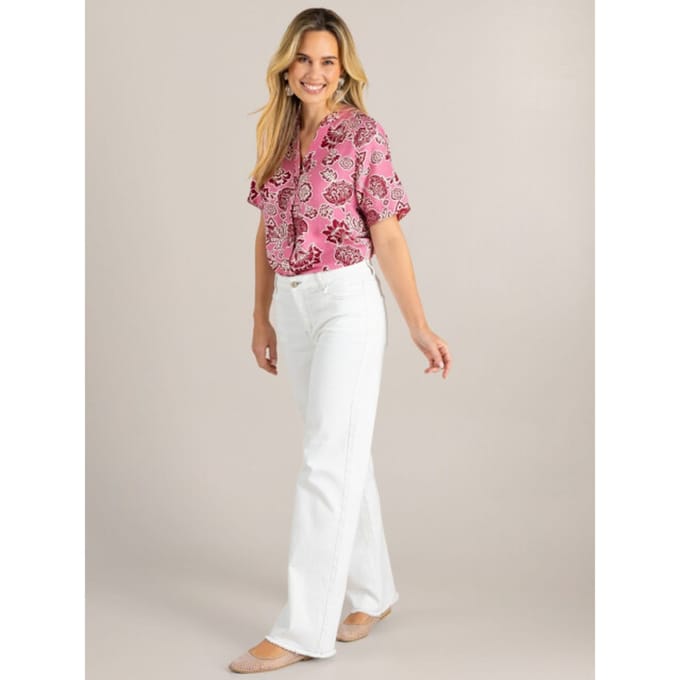 IVY BEAU Gerlisa Bottoms - White - maat 42