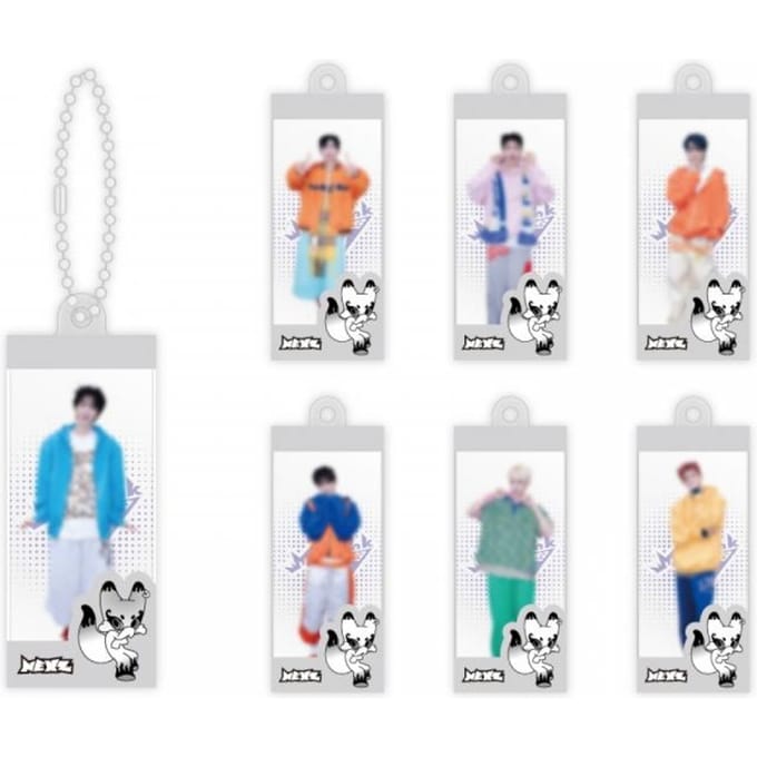 Nexz Miniatuur Sleutelhanger Willekeurig 06 Pop Up Officieel Md white