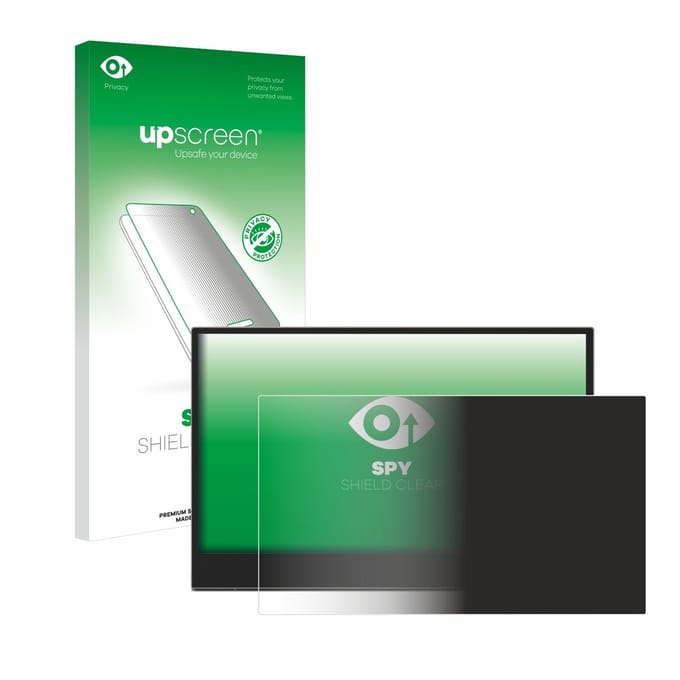upscreen - privacy screenprotector voor Lenovo L15 (15,6") - Folie Beschermfolie Blauwlichtfilter