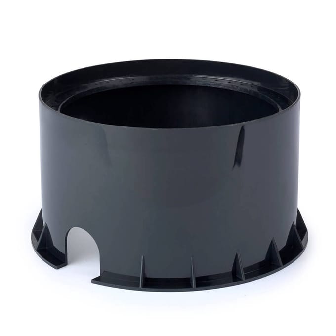 LEDS-C4 LED grondspot inbouwlamp Gea, Ø 18 cm, 3000K, roestvrij staal